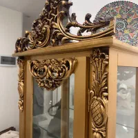 ویترین چوبی دارای سه طبقه شیشه ای|بوفه، ویترین، کنسول|تهران, آهنگ|دیوار