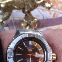 ساعت مچی آنتیک اتوماتیک سیکو 5 صفحه پرچمی پشت ای|ساعت|سرشیو, |دیوار