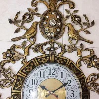 ساعت دیواری برنجی|ساعت دیواری و تزئینی|تهران, خاک سفید|دیوار