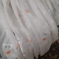 پرده حریر اتاق کودک|پرده، رانر، رومیزی|محمدشهر, عباس آباد|دیوار