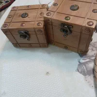 فروش یک عدد صندوقچه چوبی دست ساز دکوری|صنایع دستی و سایر لوازم تزئینی|طرقبه, |دیوار