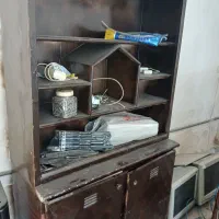 کتابخانه فلزی و صندلی|دفتر کار|دره شهر, |دیوار