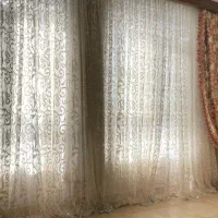 پرده و تور برای سالن پذیرایی|پرده، رانر، رومیزی|تهران, تهرانپارس جنوبی|دیوار