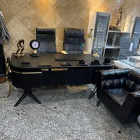 میز صندلی مدیریت استقلال کانترمنشی کارمندی انتظار|دفتر کار|پرند, |دیوار