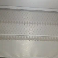 پرده زبرا دومکانیز ه شاین دار طلایی درحد نو|پرده، رانر، رومیزی|گلستان (تهران), |دیوار