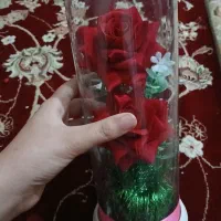 گل شیشه ای زیبا