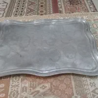 سینی برنجی صدساله ضخیم وسنگین|کلکسیون اشیاء عتیقه|خرمآباد, |دیوار