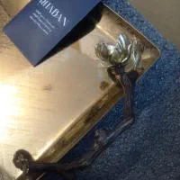 سینی برنزی سنگین|ظروف سرو و پذیرایی|تبریز, |دیوار