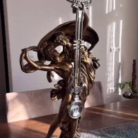 تندیس وساعت ایستاده زن ومرد نوعه نو