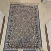 یک تخته فرش ۱۲۰۰ شانه تراکم ۳۶۰۰ آبی اطلسی ۱/۵×۱