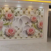 نصب کاغذ دیواری نصاب کاغذ دیواری