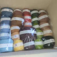 نخ و نقشه دو کلبه منظره آماده بافت تابلودستباف|تابلو فرش|رباط‌کریم, رباط‌کریم|دیوار