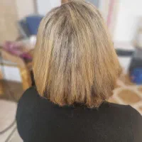 رنگ و کراتین کوتاهی