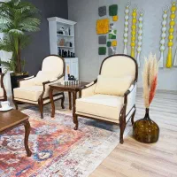 فرانسوی پشت گرد/فرانسوی کویین|مبلمان خانگی و میز عسلی|مشکیندشت, |دیوار