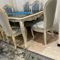 میز غذاخوری شش نفره|میز و صندلی غذاخوری|تهران, جوانمردان (اندیشه)|دیوار