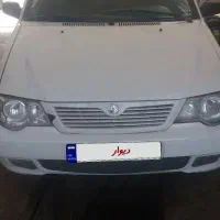 پراید۱۳۲ مدل ۹۰ رنگ سفید دور رنگ رینگ اسپرت