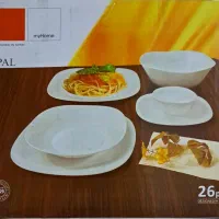 سرویس آرکوپال اسپانیایی ۲۶ پارچه|ظروف سرو و پذیرایی|رشت, معلم|دیوار