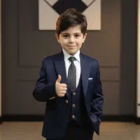 کت وشلوار با جلیقه پسرانه