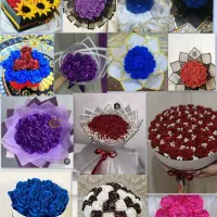 گل های روبانی