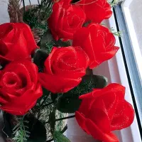 گل باکس روبانی|گل مصنوعی|بوکان, |دیوار