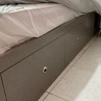 سرویس خواب عروس کاملا نو باتشک تخت|تخت و سرویس خواب|اندیشه, اندیشه فاز ۵|دیوار