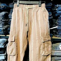 شلوارک کارگو لینن۲۹۰هزار|لباس|شاهرود, |دیوار