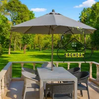 صندلی باغی پلاستیکی میز کد567 چتر/کرج باغدان