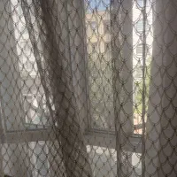 پرده سالن پارچه ترک مناسب پنجره ۳ متری|پرده، رانر، رومیزی|تهران, عباسآباد|دیوار