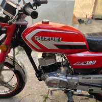 سوزوکی ax100 رینگی استارتی با لوازم اضافه|موتورسیکلت|لنگرود, |دیوار