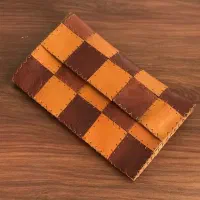 کیف چرم طبیعی دستدوز