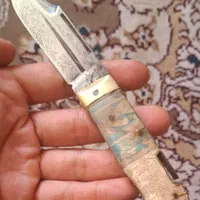 چاقو تاشو قدیمی زنجان معاوضه با انگشتر