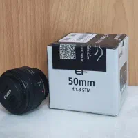 لنز 50mm کنون F1.8 STM  بسیارتمیز ، کم کار ، سالم