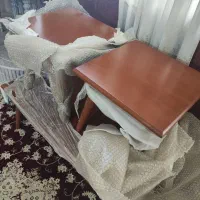 گل میز با دوتا عسلی چوب درجه یک