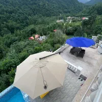 اجاره ویلا استخر رو باز رو جنگل تراس دلنشین 102|اجارهٔ کوتاه‌مدت ویلا و باغ|شفت, |دیوار