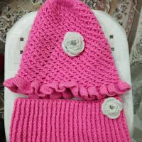 کلاه وشالگردن دستباف