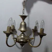 دوعدد لوستر چهار شعله|لوستر و چراغ آویز|رزن, |دیوار