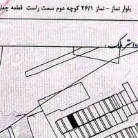 ۲۵۰ متر زمین بلوار نماز
