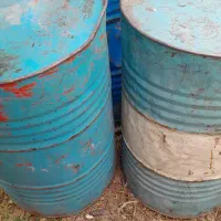 ۳ عدد بشکه فلزی ۲۲۰ لیتری|ظروف نگهدارنده، پلاستیکی، یکبارمصرف|گنبد کاووس, |دیوار