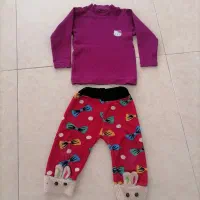 بلوز وشلوار دخترانه مناسب تا یک سال دوتا باهم