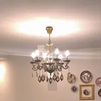 جفت لوستر وارداتی ۶شاخه