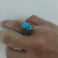 انگشتر ونگین فیروزه نیشابوری