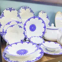 سرویس ۱۰۸ پارچه چینی زرین