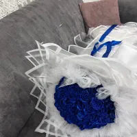 دسته گل روبانی اماده تخفیف روز پدر