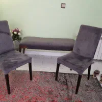 مبل ۷نفره باجلو مبلی ست ودوعدد صندلی ست ونیمکت