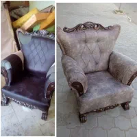 تعمیرات و رنگ کاری انواع مبلمان راحتی و سلطنتی