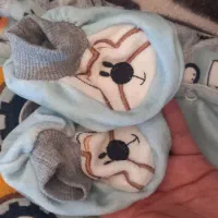 کاپشن بچه گانه ‌نوزادی سرهمی مخمل|کفش و لباس بچه|اصفهان, سرچشمه|دیوار