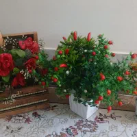۳ تکه گل مصنوعی دکوری