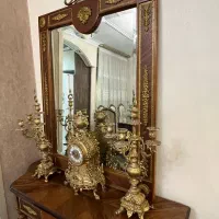 آینه کنسول برنز کاری شده|بوفه، ویترین، کنسول|تهران, ارم|دیوار