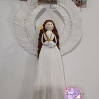 عروسک مکرومه فرشته سالم