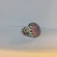 انگشتر عقیق سوسنی یمن اصل دستساز|جواهرات|قنوات, |دیوار